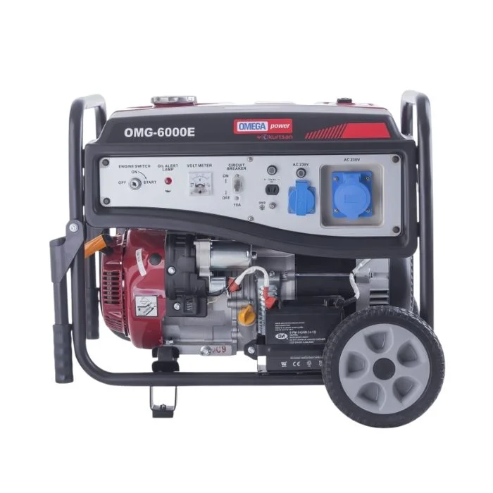 Omega OMG 6000 E Marşlı 6 kVA Monofaze Benzinli Jeneratör 1