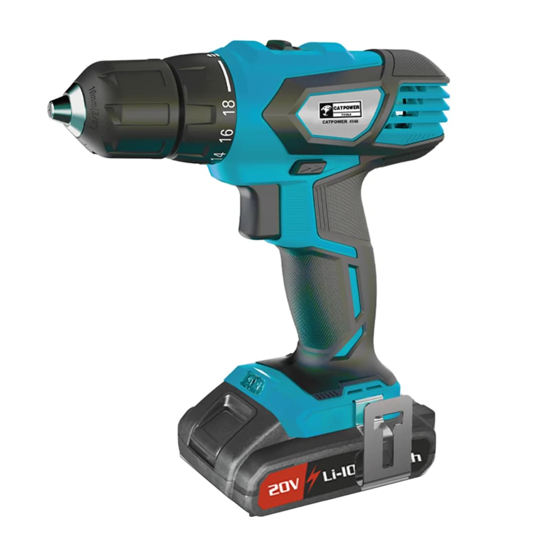 Catpower 4140 Çift Akülü Şarjlı Matkap 20V 1
