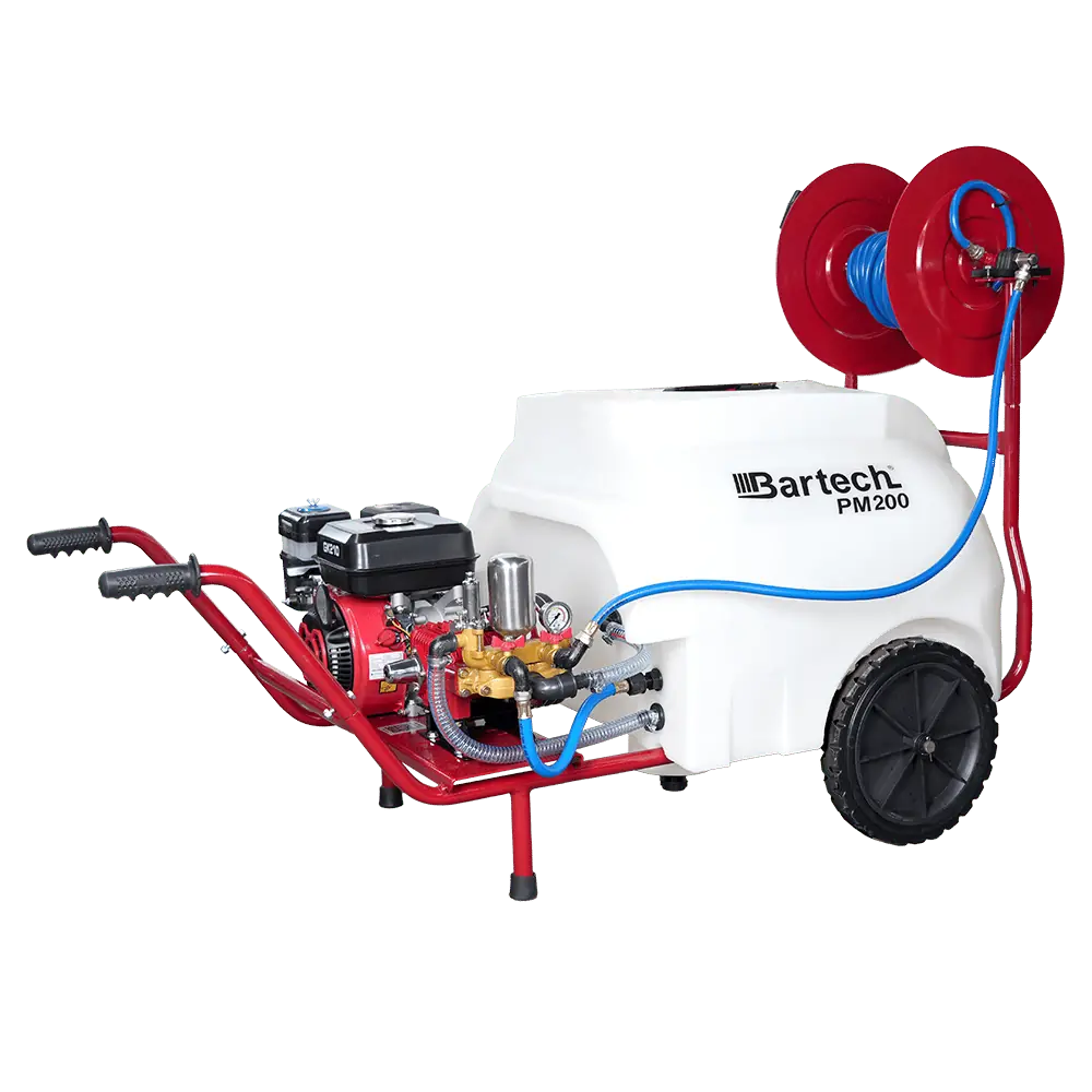 Bartech PM200 200 Litre 7 HP 30'luk Pompalı Motorlu Pülverizatör