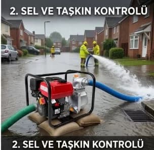 Senci SCWP80 İpli 3'' inç Motopomp Benzinli Su Motoru 3