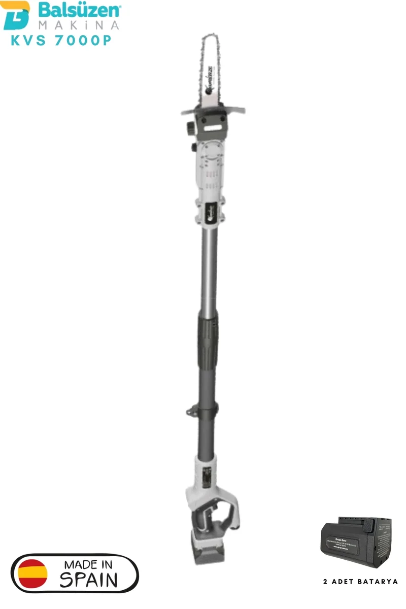 Kamikaze Kvs 7000P Akülü Budama Testeresi Çift Bataryalı 8’’-160 mm