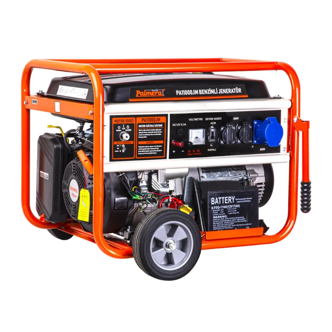 Palmera PA11000JM5 EUR5 Marşlı Monofaze Benzinli Jeneratör 10.37 kVA 1