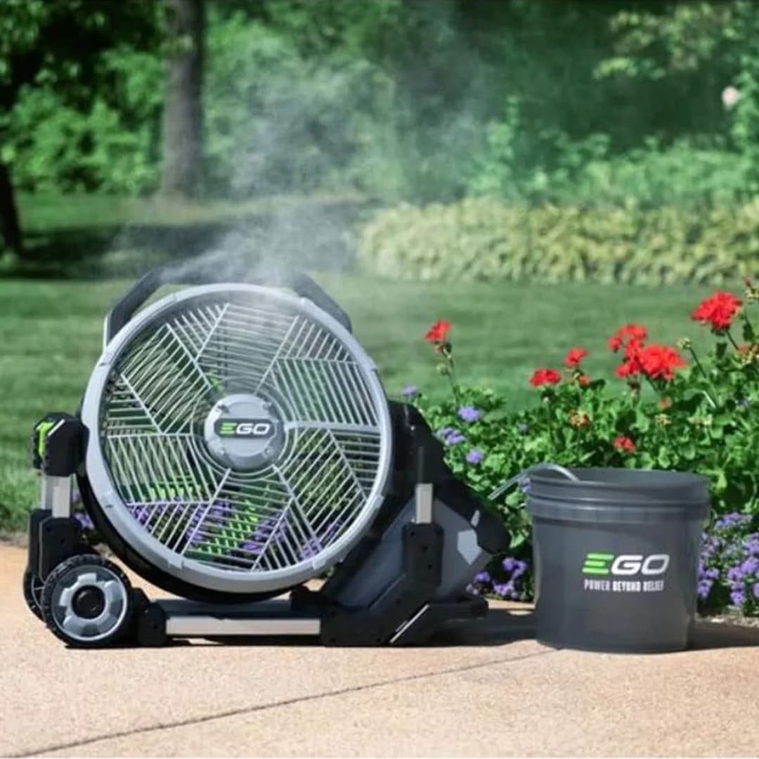 Ego FN1800E Taşınabilir Akülü Fan Serinletici Vantilatör 5.0Ah 4
