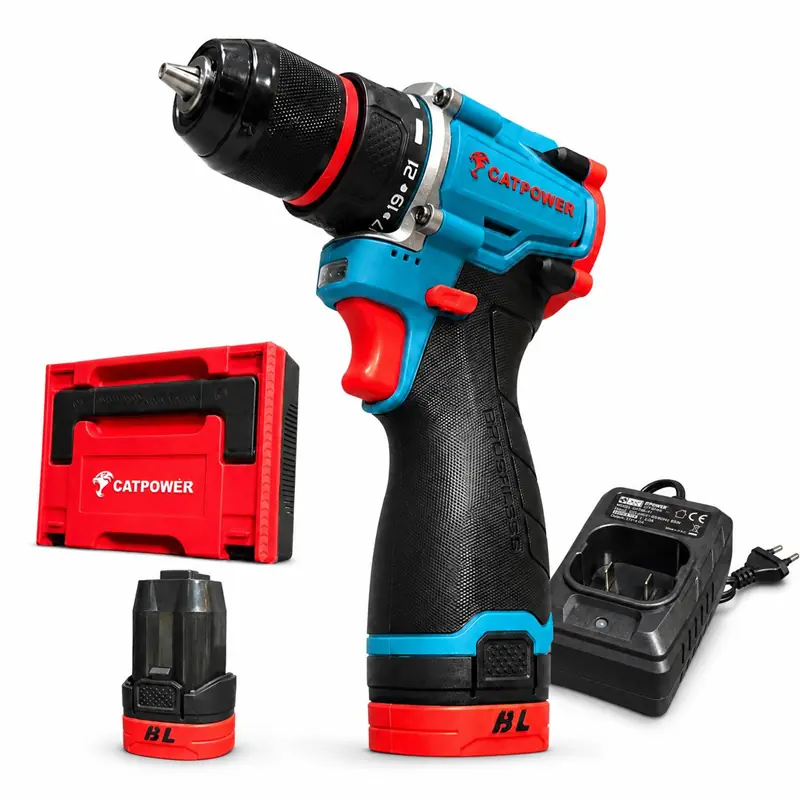 Catpower E1016 16V 2.0Ah 55 Nm Kömürsüz Çift Akülü Vidalama