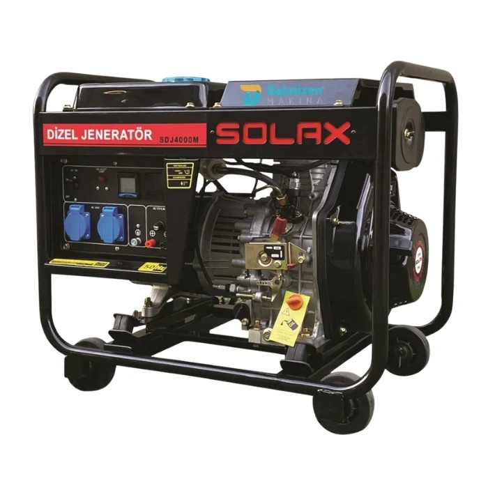 Solax SDJ4000M Dizel Jeneratör İpli Monofaze 3 Kw 1