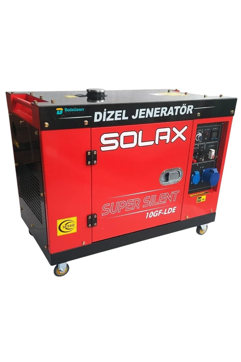 Solax 10GF-LDE Monofaze Kabinli Marşlı Dizel Jeneratör 1