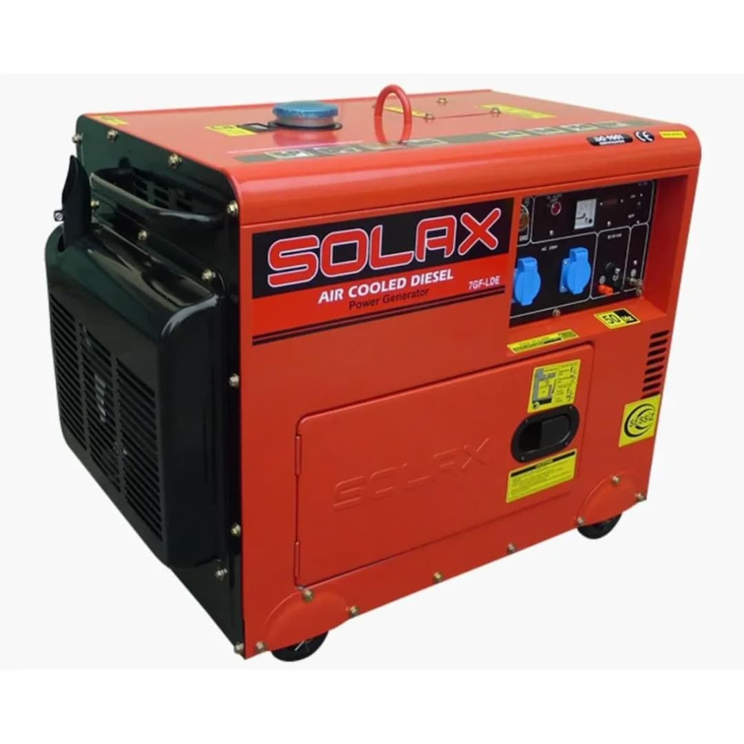 Solax 8.5GF-LDE Monofaze Marşlı Dizel Kabinli Jeneratör 7.1 kVA 1