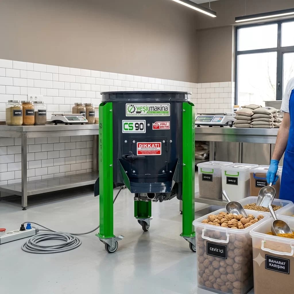 Yeşil Makina CS 90 Ceviz Soyma Makinesi 3