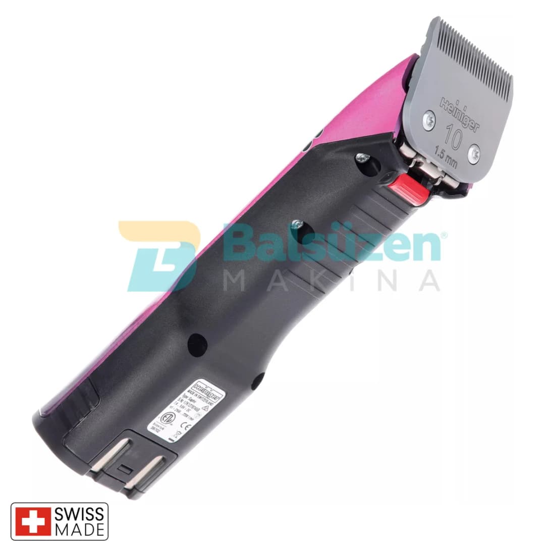 Heiniger Saphir Pink Evcil Hayvan Kırkma Makinesi Tek Akülü 4