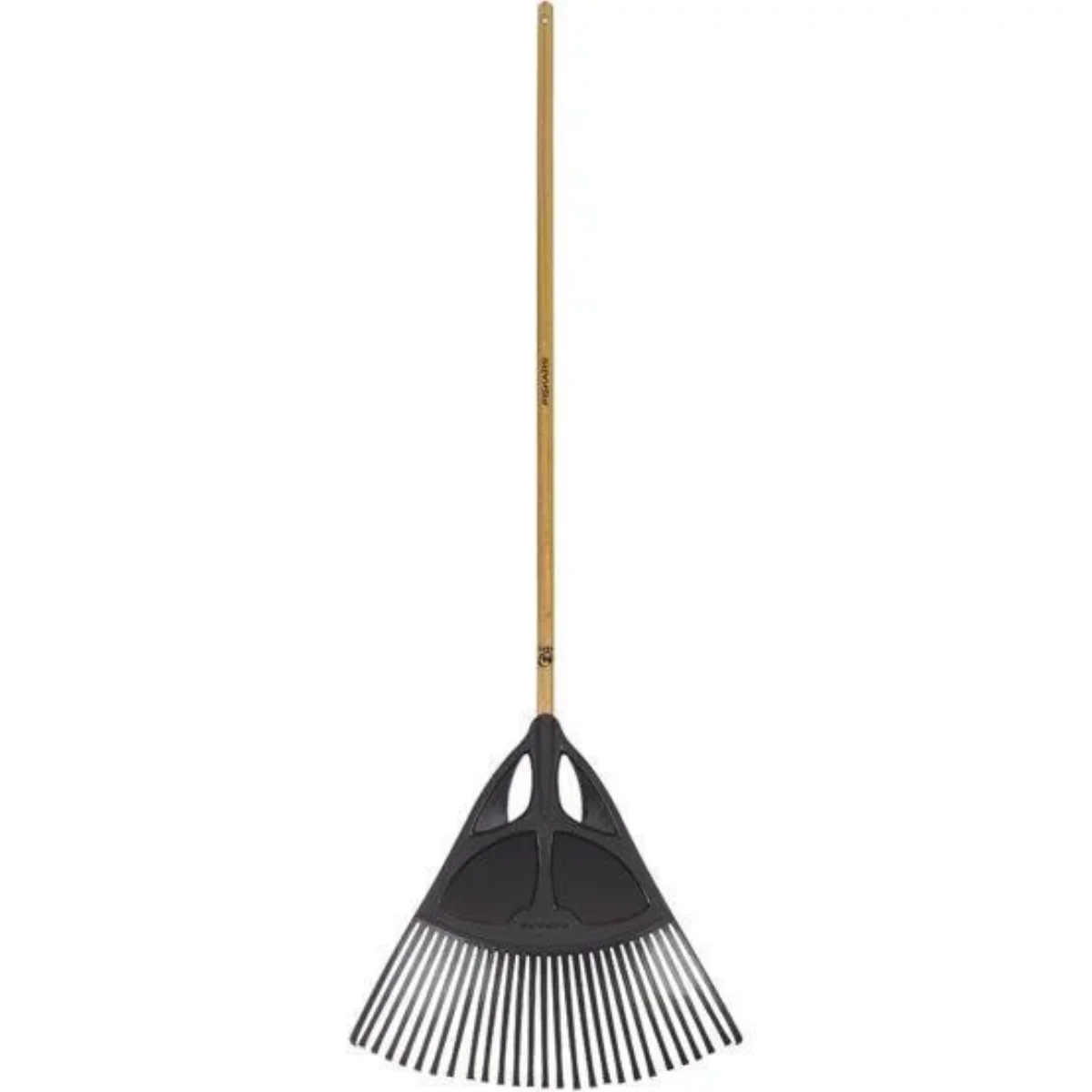 Fiskars 1001584 Solid Ahşap Saplı Yaprak Süpürgesi XL 1