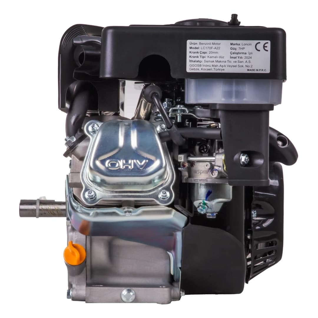 Loncin LC170F-A22 EUR5 Çapa Tipi Benzinli Motor 7 HP 5