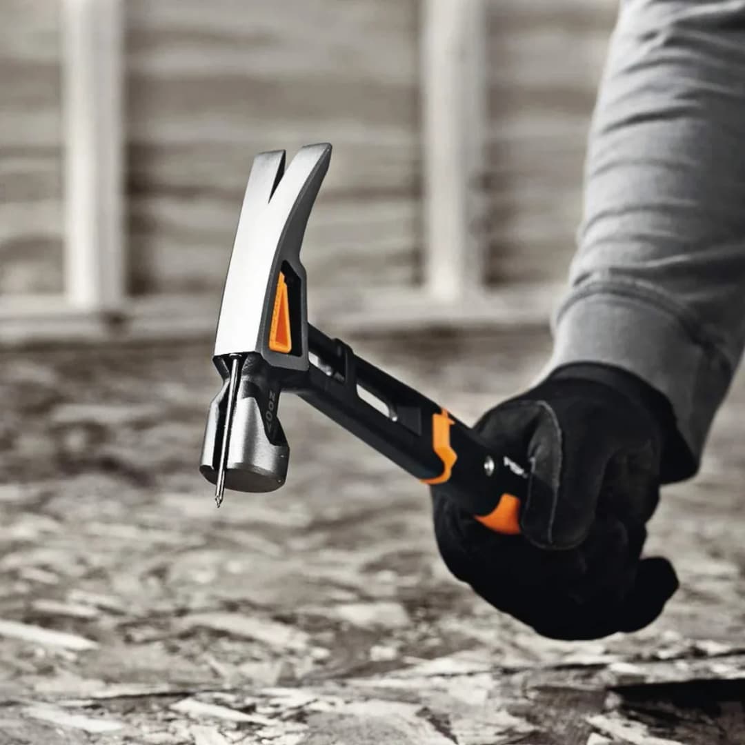 Fiskars Isocore 20 OZ Profesyonel Tırnaklı L Çekiç 1020214 4