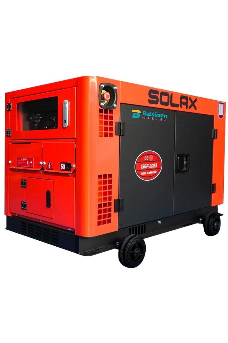 Solax 15 GF LDE3 Trifaze 15 kVA Kabinli Dizel Jeneratör 1