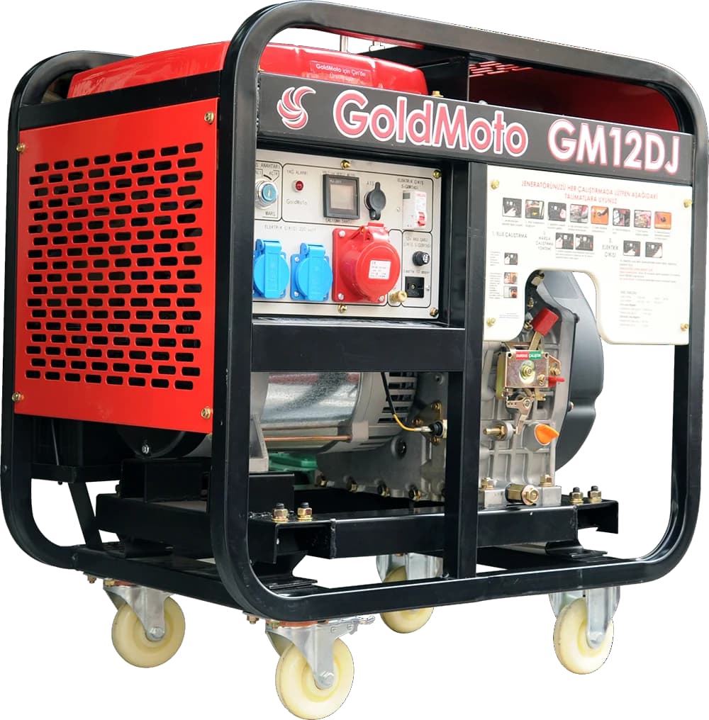 GoldMoto GM12DJ Dizel Monofaze Marşlı Jeneratör 10 kVA 1
