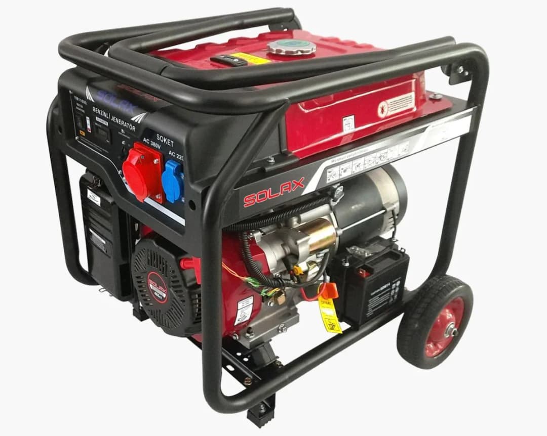 Solax YM-11000LQE-3 İpli Marşlı Trifaze Benzinli Jeneratör 10.6 kVA 1