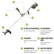 Ego BC3800E KİT Akülü Tırpan 38 cm 5