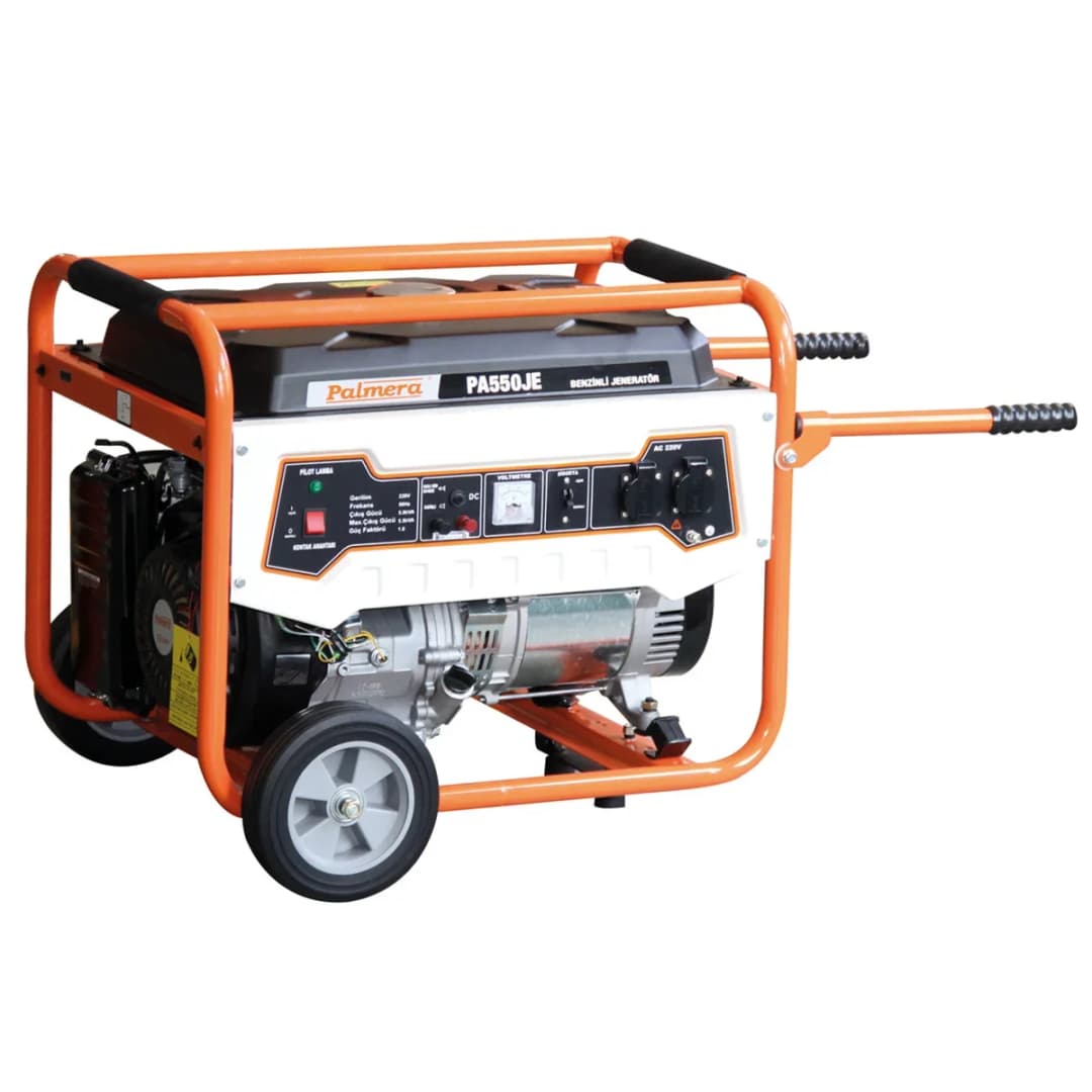 Palmera PA550JE5 EUR5 Benzinli Monofaze İpli Jenaratör 6.87 kVA 1