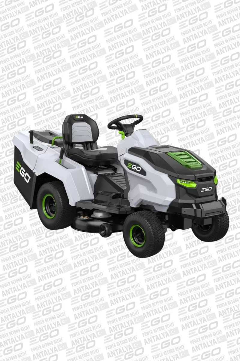 EGO TR3801E-B Oturaklı Akülü Çim Biçme Traktörü (98cm) 12 ah akü dahil 1