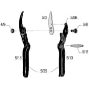 Felco 5 Budama Makası 22.5 mm By-Pass 4