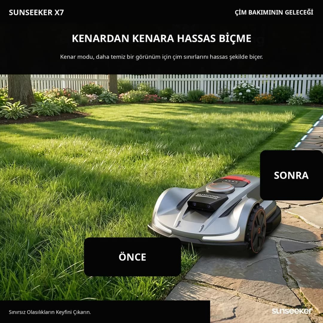Sunseeker Elite X7 20V 10Ah Akülü Robot Çim Biçme Makinesi 6