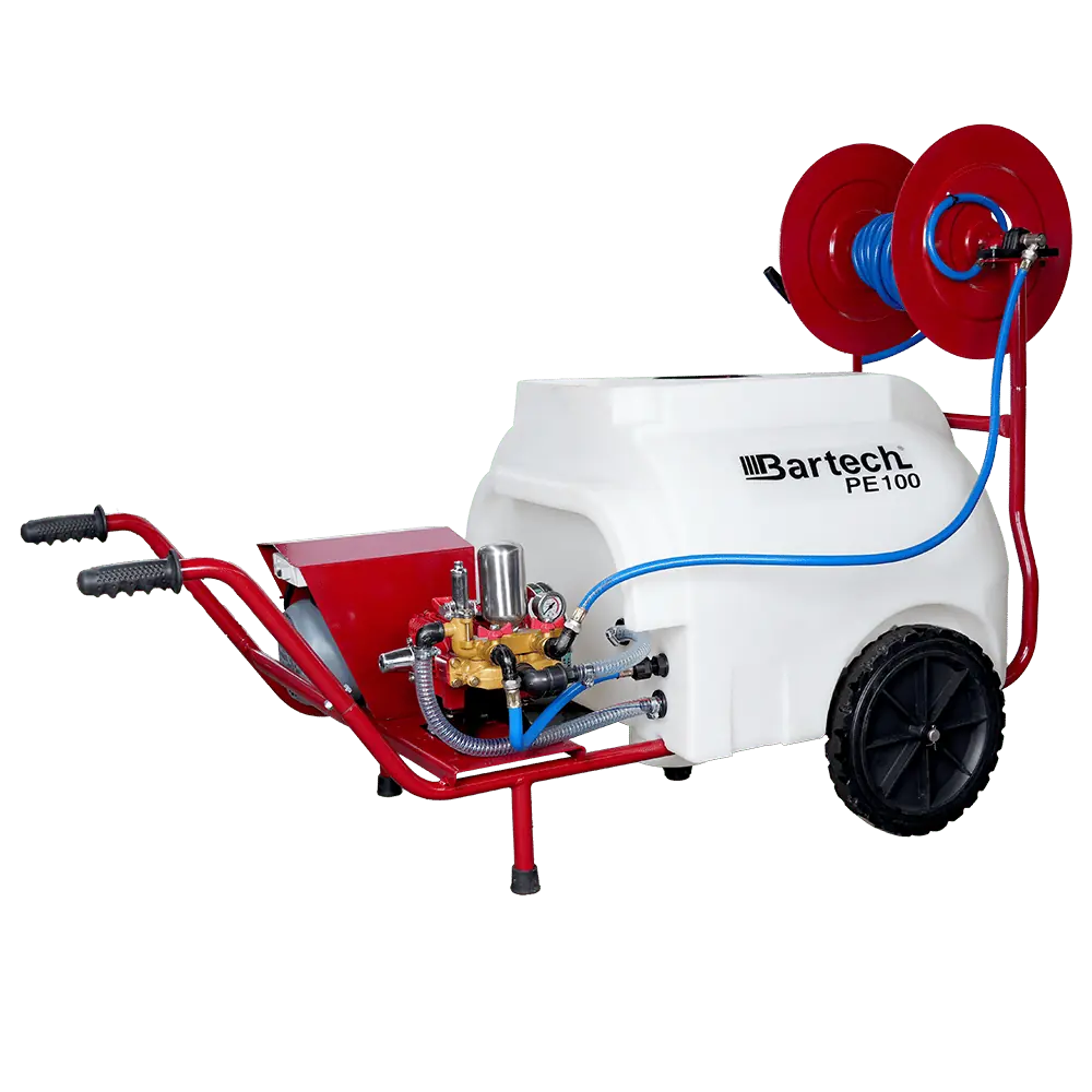 Bartech PE100 100 Litre 2 HP 22'lik Pompalı Elektrikli Pülverizatör
