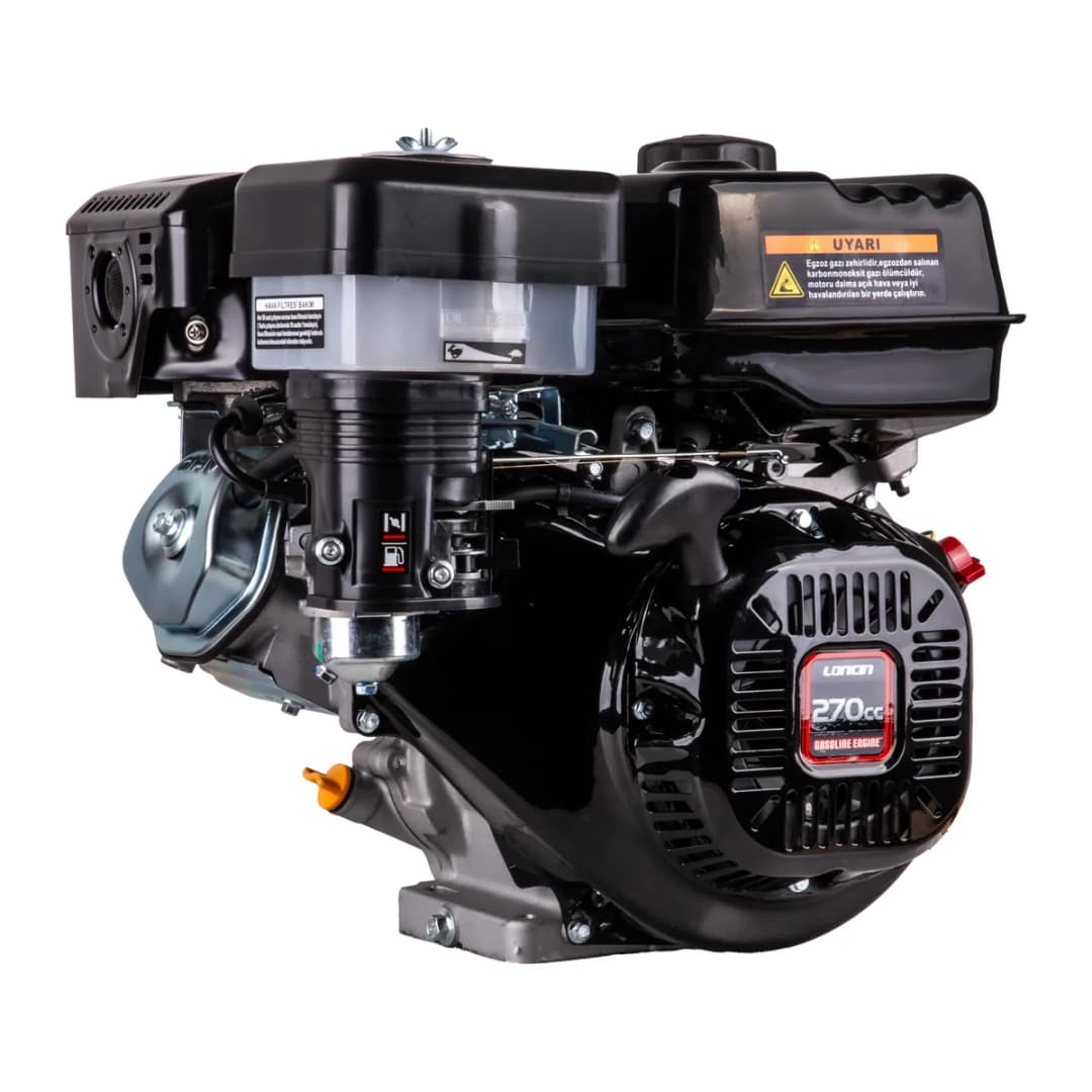 Loncin G270F-A EUR5 İpli 9 HP Yatay Milli Kamalı Benzinli Motor 1