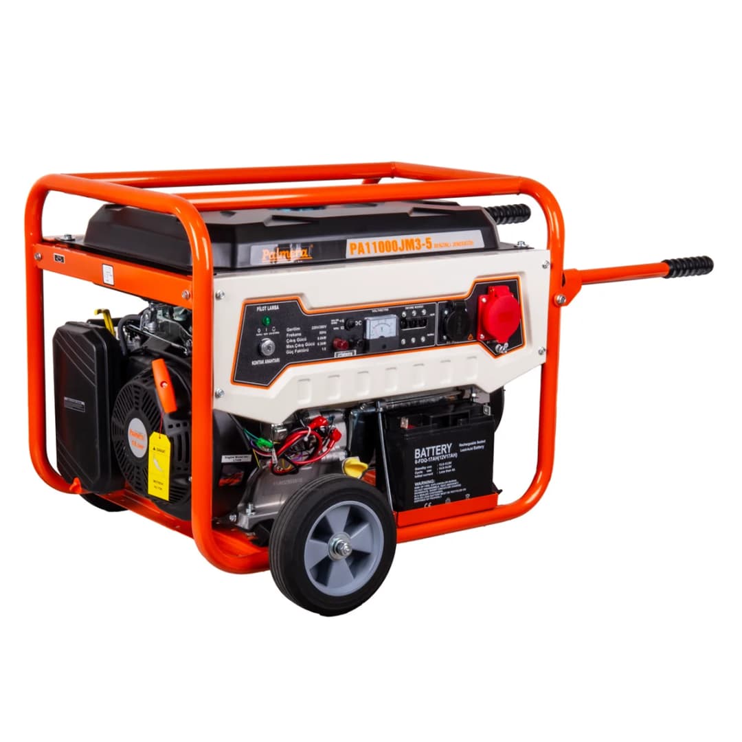 Palmera PA11000JM3-5 Benzinli Marşlı Trifaze Jeneratör 10.37 kVa 1