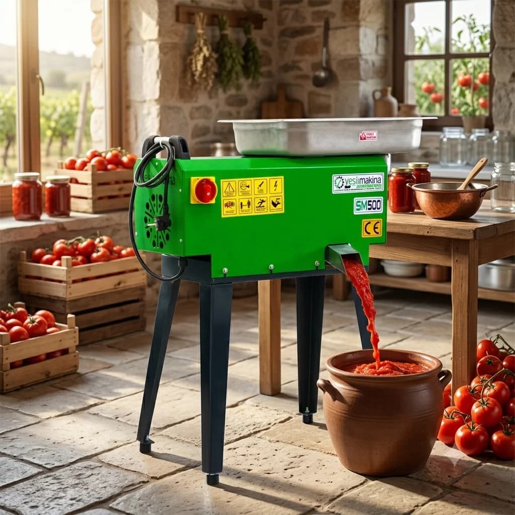 Yeşil Makina SM 500 Salça Makinesi 3 Hp