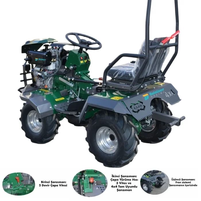 KAAN 26 M ÇAPA MAKİNESİ 4X4 (Dizel) 2
