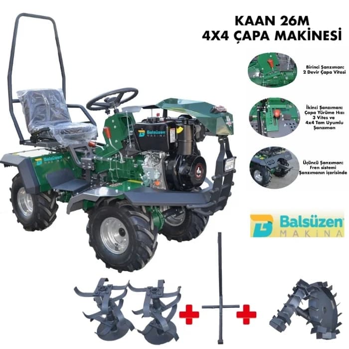 KAAN 26 M ÇAPA MAKİNESİ 4X4 (Dizel) 1
