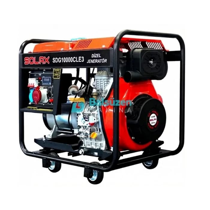 Solax SDG10000CLE3 Dizel Jeneratör İpli ve Marşlı Monofaze 7 kW 1