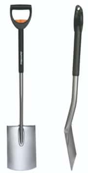 Fiskars Teleskopik Bahçe Küreği Keskin Uçlu (131300-1001567) 1