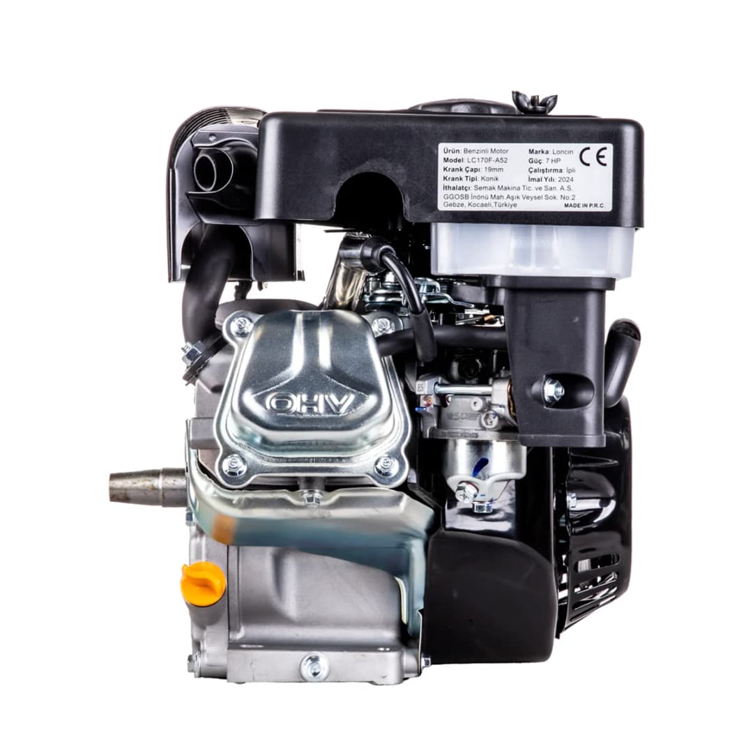 Loncin LC170F-A10 EUR5 Yağlı Tip Benzinli Motor 7 Hp 5
