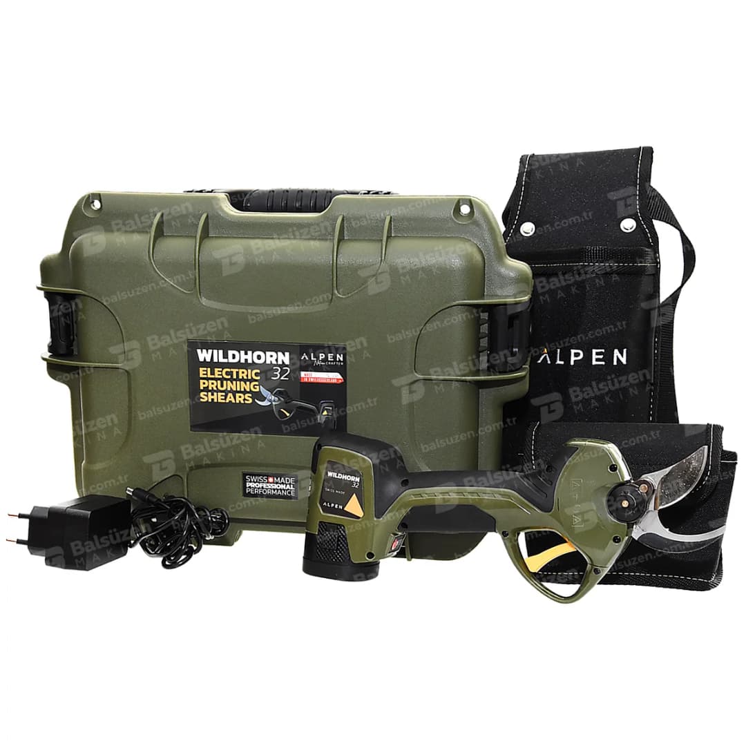 Alpen Wildhorn 32 Sensörlü 3 Akülü Budama Makası 32 mm 6