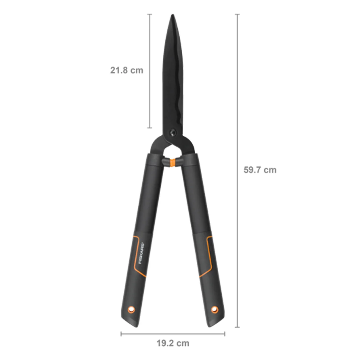 Fiskars HS22 Singlestep Çit Budama Makası Dalgalı Ağız 1001433 2