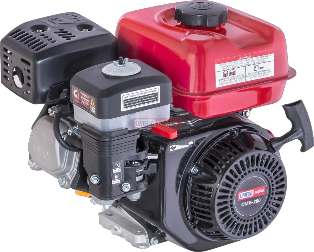 Omega OMG-200 Hava Soğutmalı Benzinli İnşaat Tip Motor 7 Hp 1