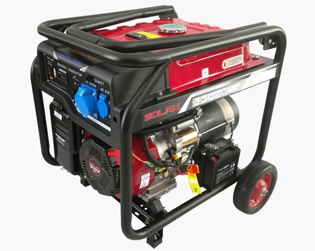 Solax YM11000LQE 8.5 kW Monofaze Marşlı Benzinli Jeneratör 1