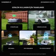 Sunseeker Elite X7 20V 10Ah Akülü Robot Çim Biçme Makinesi 7