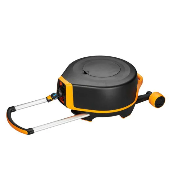 Fiskars Tekerlekli Otomatik Hortum Makarası XL 20 M+7 M 1025933 5