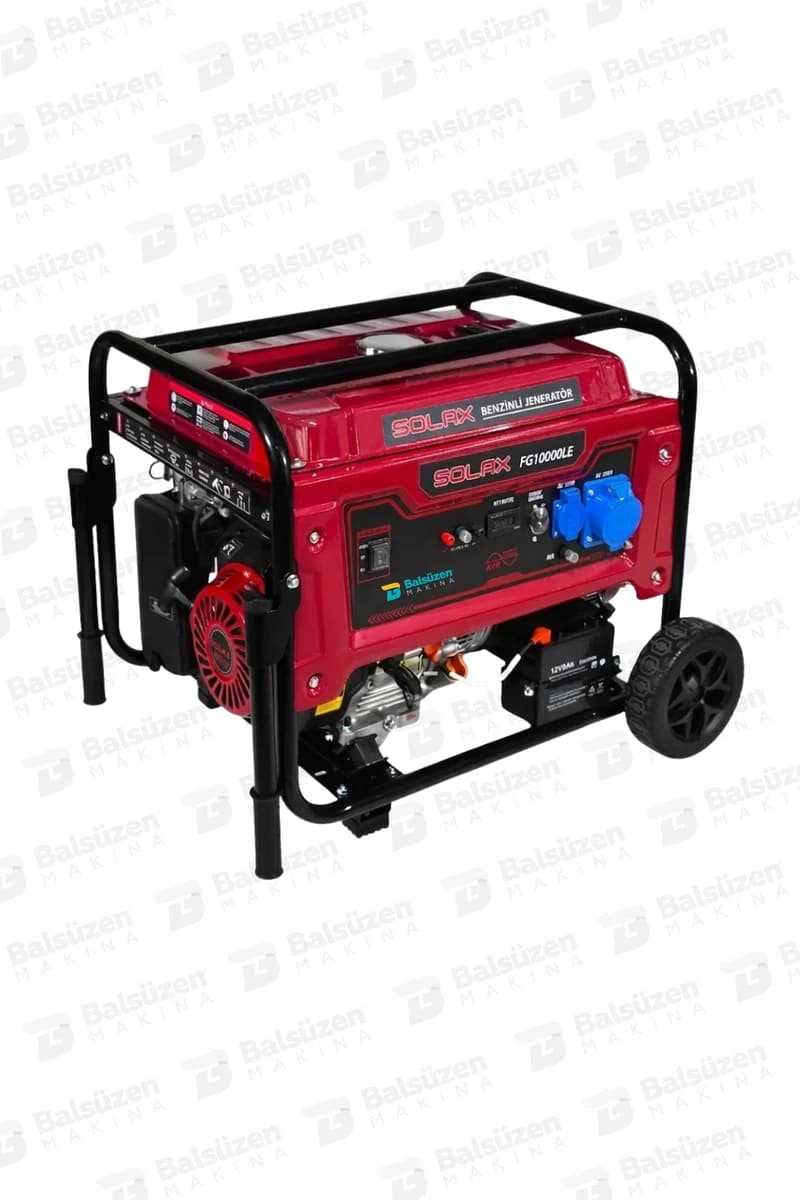 Solax FG 10000 LE Marşlı 10 kVA Monofaze Benzinli Jeneratör 1