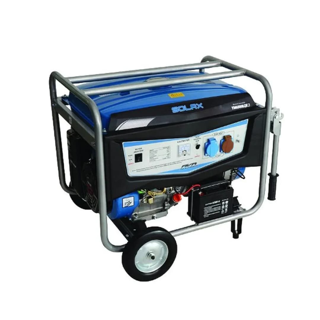 Solax YM-6500LQE-3 İpli Marşlı Benzinli Trifaze Jeneratör 6.5 kVA 1