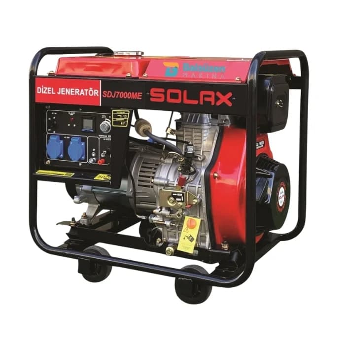 Solax SDJ7000ME Marşlı 7 kVA Dizel Jeneratör 1