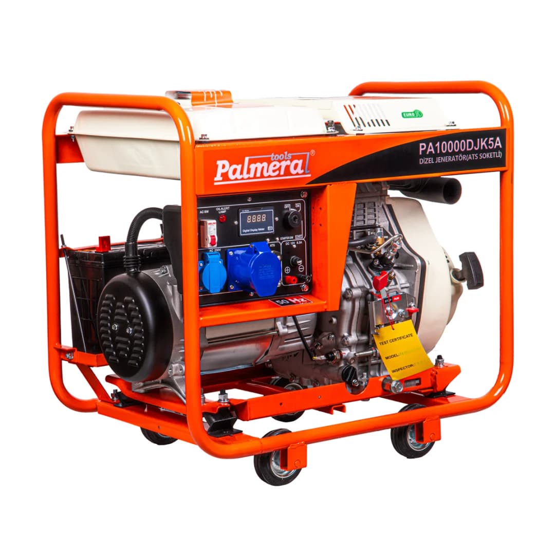 Palmera PA10000DJK5A3 EUR5 Dizel Trifaze Marşlı ATS Jeneratör 9.3 kVA 1