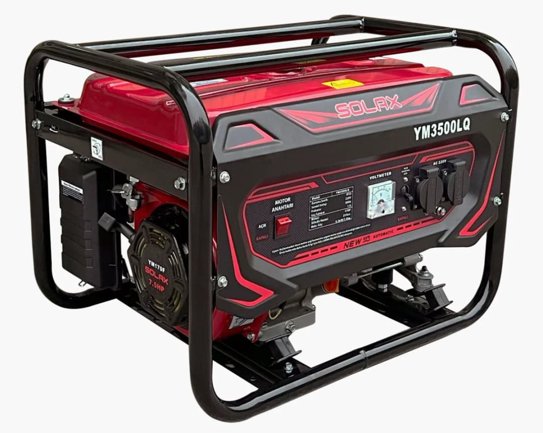 Solax YM3500LQ 3.5 kVA İpli Benzinli Jeneratör 1