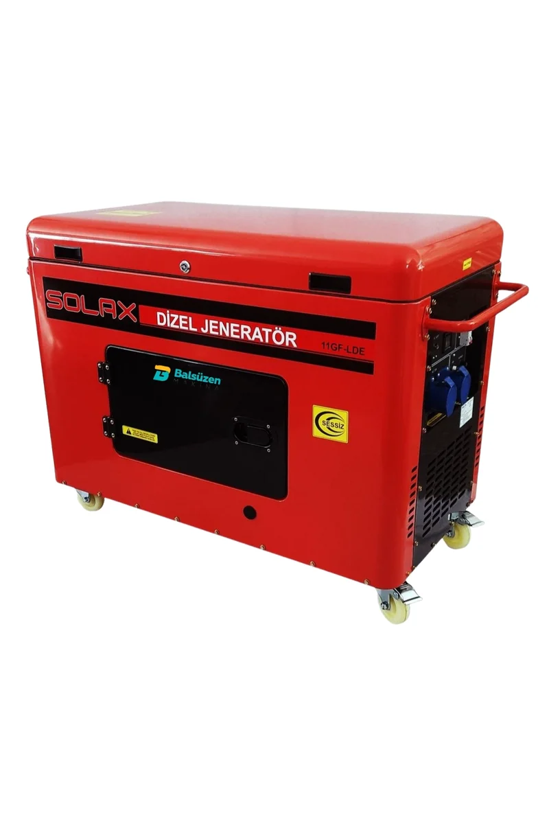 Solax 11GF-LDE Monofaze Kabinli Marşlı Dizel Jeneratör 1