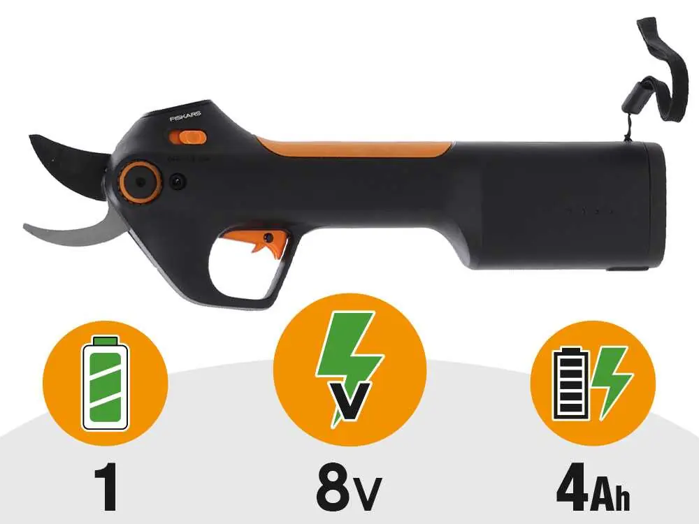 Fiskars Akülü Budama Makası Bypass M Batarya Dahil 1082297 4