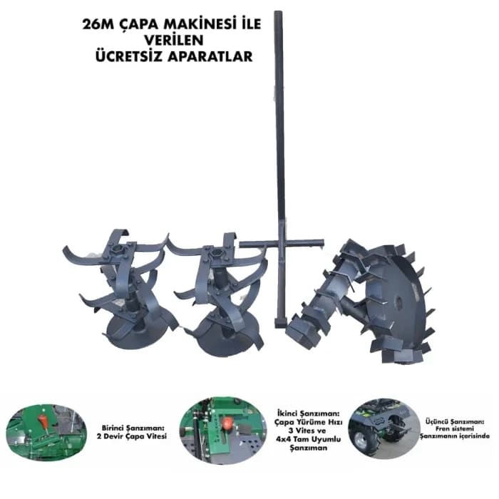KAAN 26 M ÇAPA MAKİNESİ 4X4 (Dizel) 3