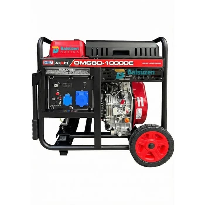 Omega OMGBD 10000 E3 Marşlı 10 kVA Trifaze Dizel Jeneratör 1