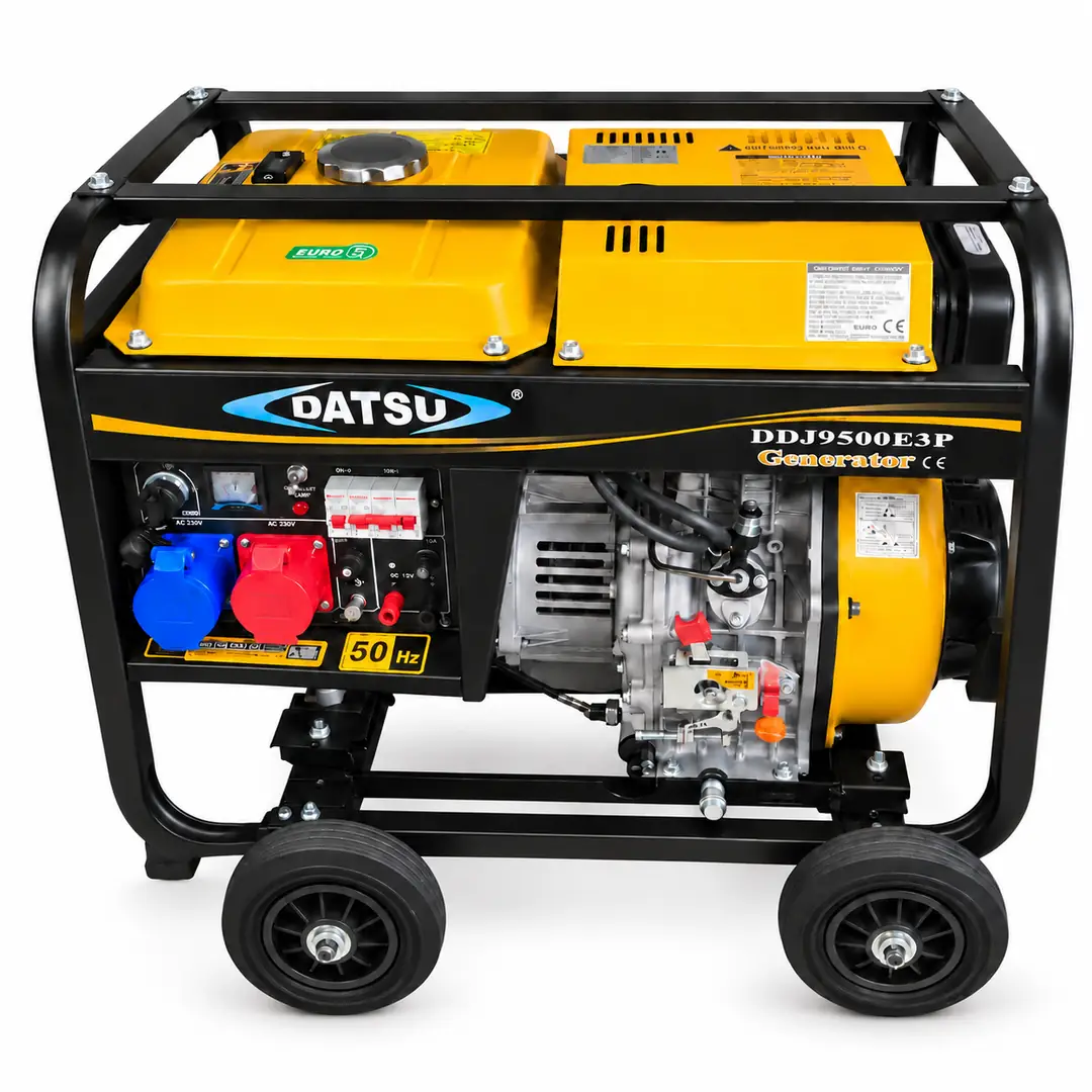 Datsu DDJ 9500E3 P Dual Çift Güç Dizel Marşlı Jeneratör 8.5 kVA