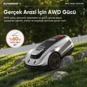 Sunseeker Elite X5 20V 5Ah 22 cm 2000 m² Robot Çim Biçme Makinesi 2